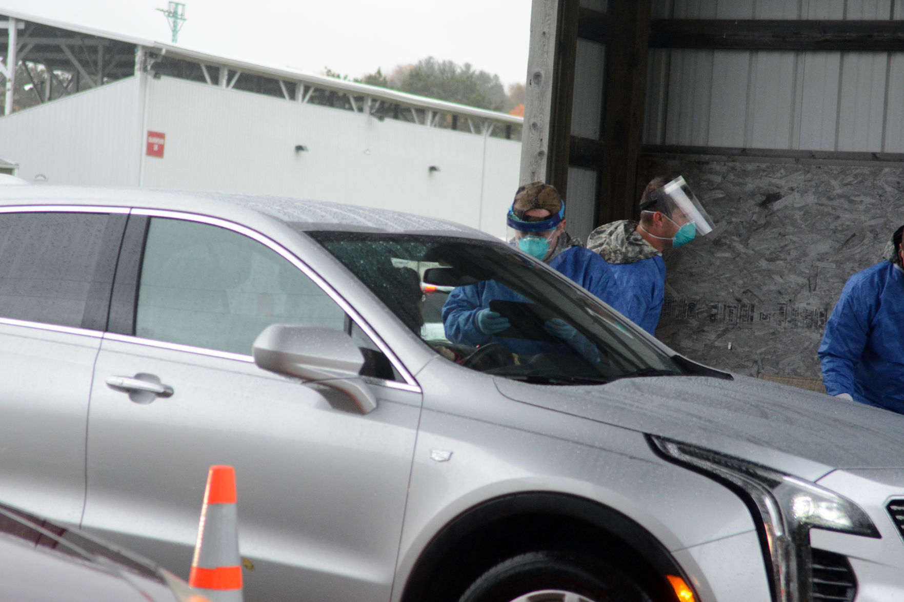 National Guard conducts COVID-19 testing in Baraboo, Oct. 12